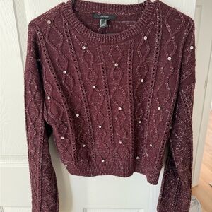 Forever 21 Maroon Sweater
